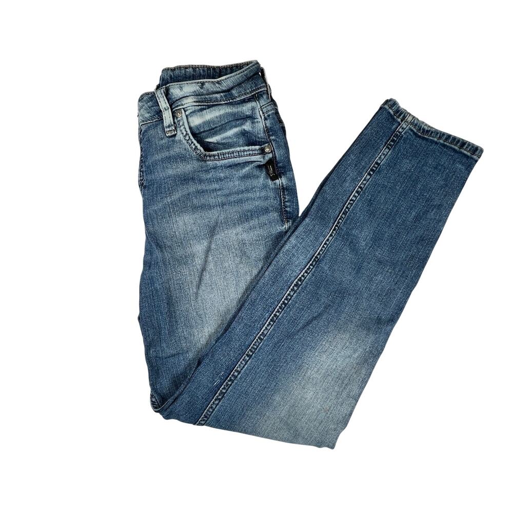 Silver Jeans Women's Boyfriend Jeans - Medium Blue Wash